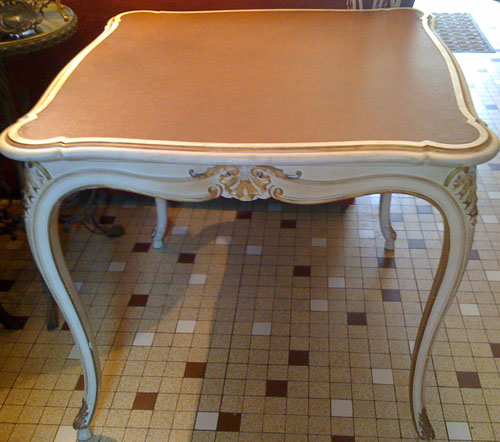 provencal style card table / desk